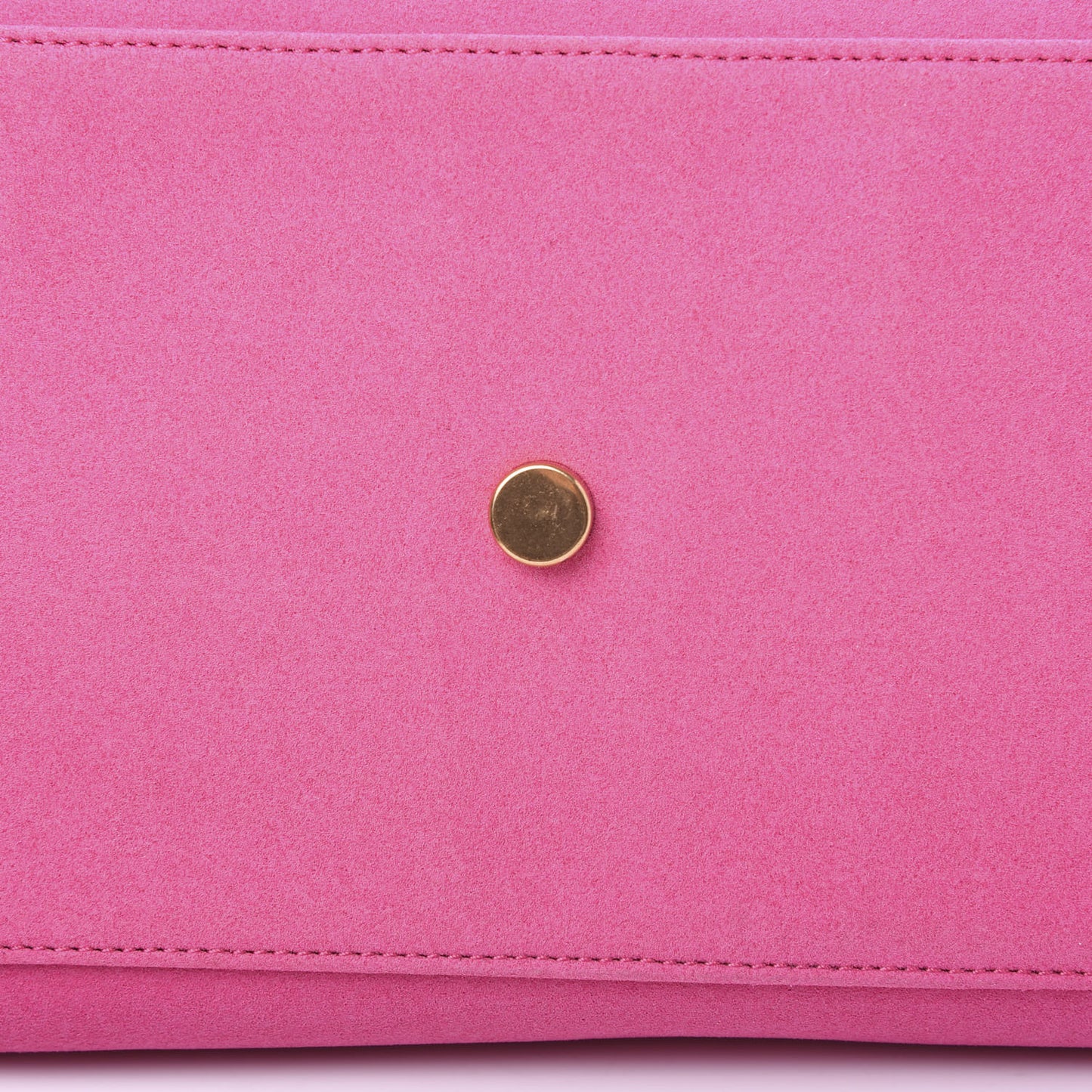 Calfskin Suede Reversible East West Shopper Tote Fuchsia
