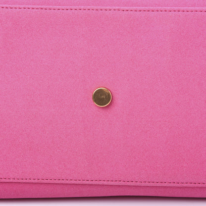 Saint Laurent Calfskin Suede Reversible East West Shopper Tote Fuchsia 16 of 21