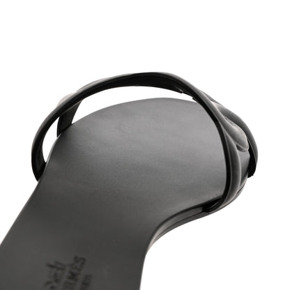 Hermes Rubber Aloha Sandals 39 Black 14 of 14
