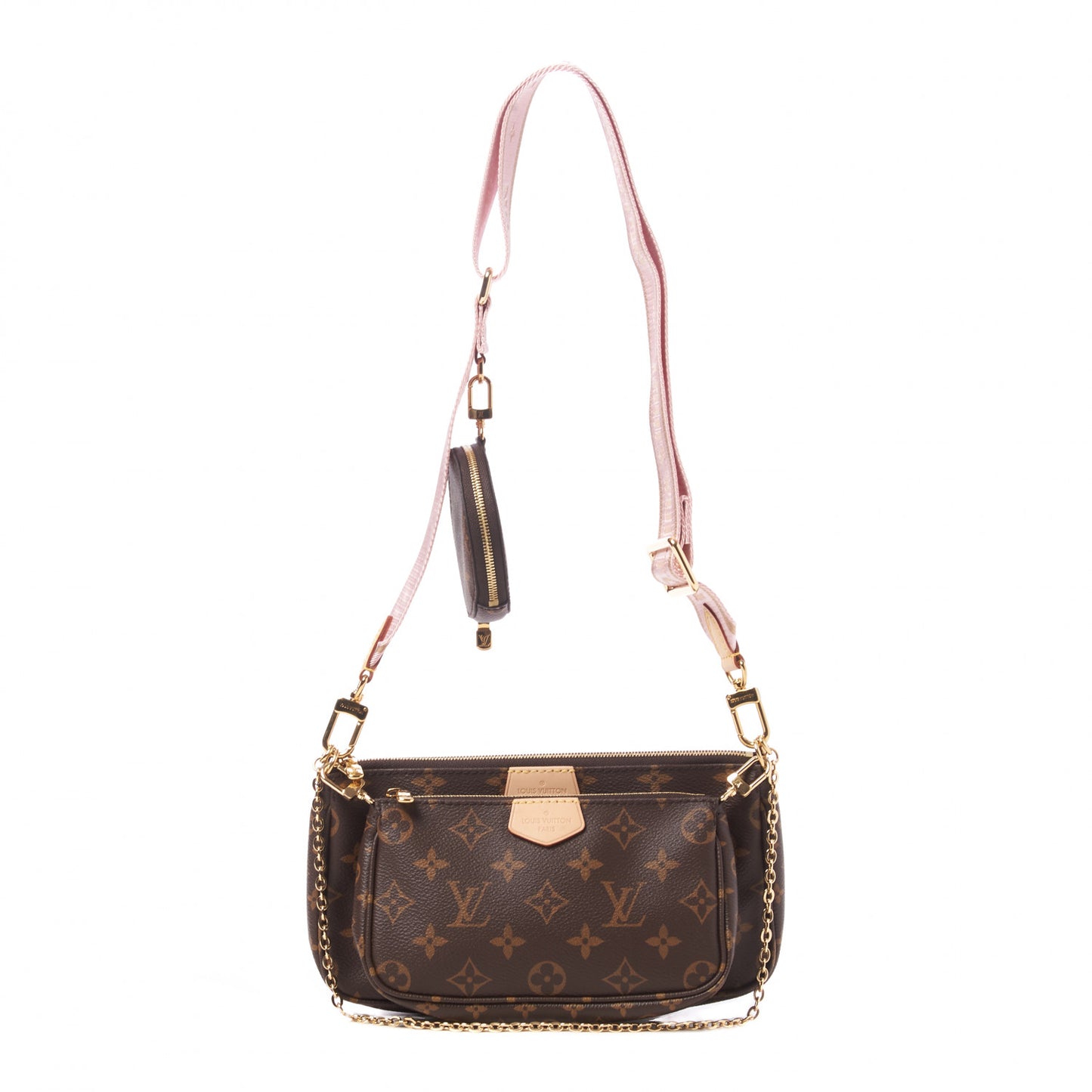 Monogram Multi Pochette Accessories Rose Clair