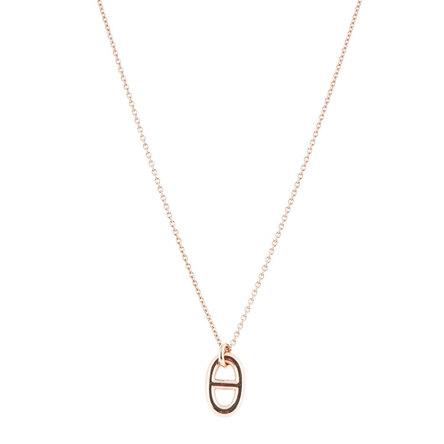 Hermes 18K Rose Gold PM Farandole Pendant Necklace 1 of 5
