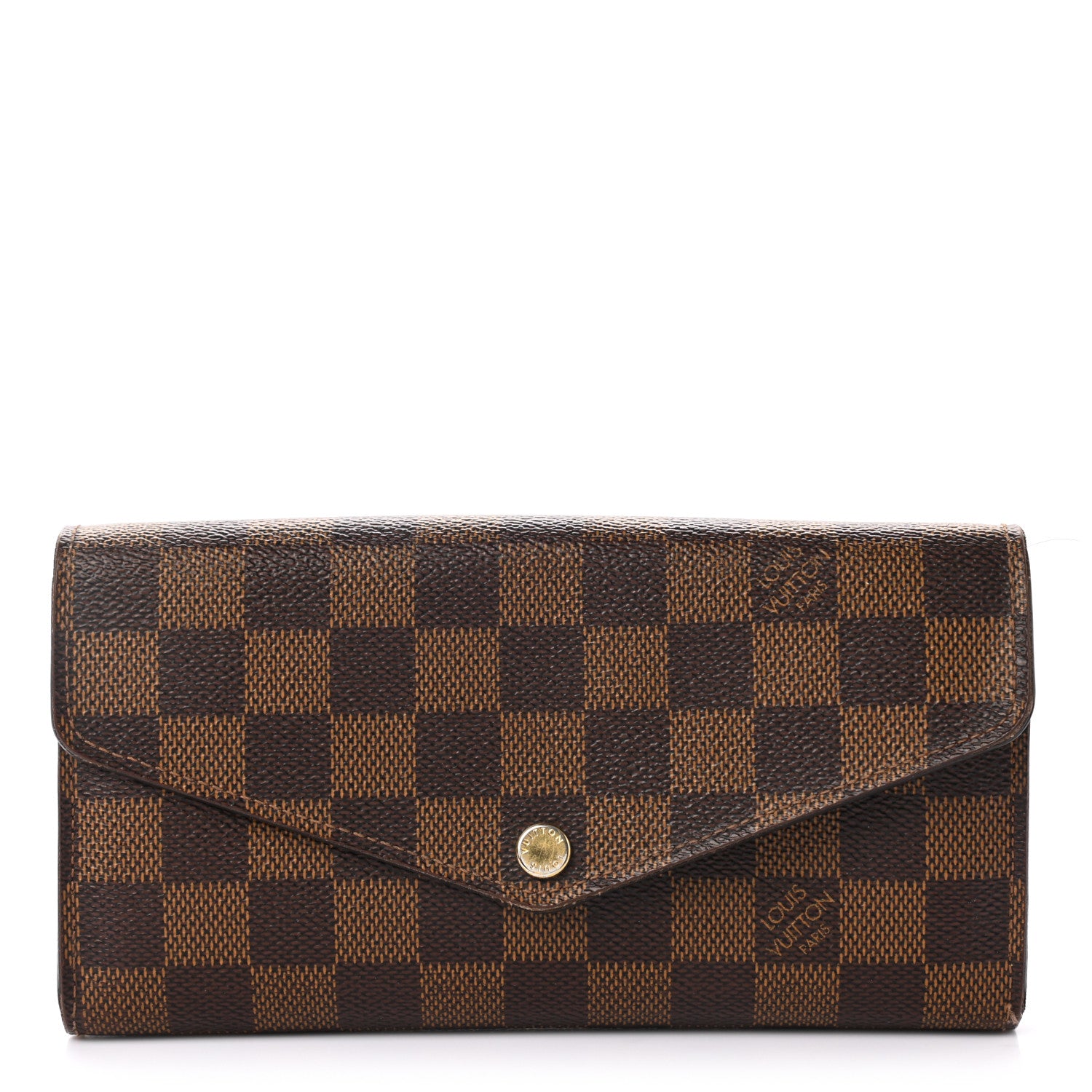 Louis Vuitton Damier Ebene Sarah Wallet NM 1 of 6
