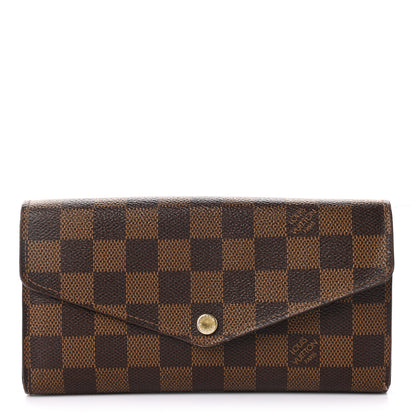 Louis Vuitton Damier Ebene Sarah Wallet NM 1 of 6