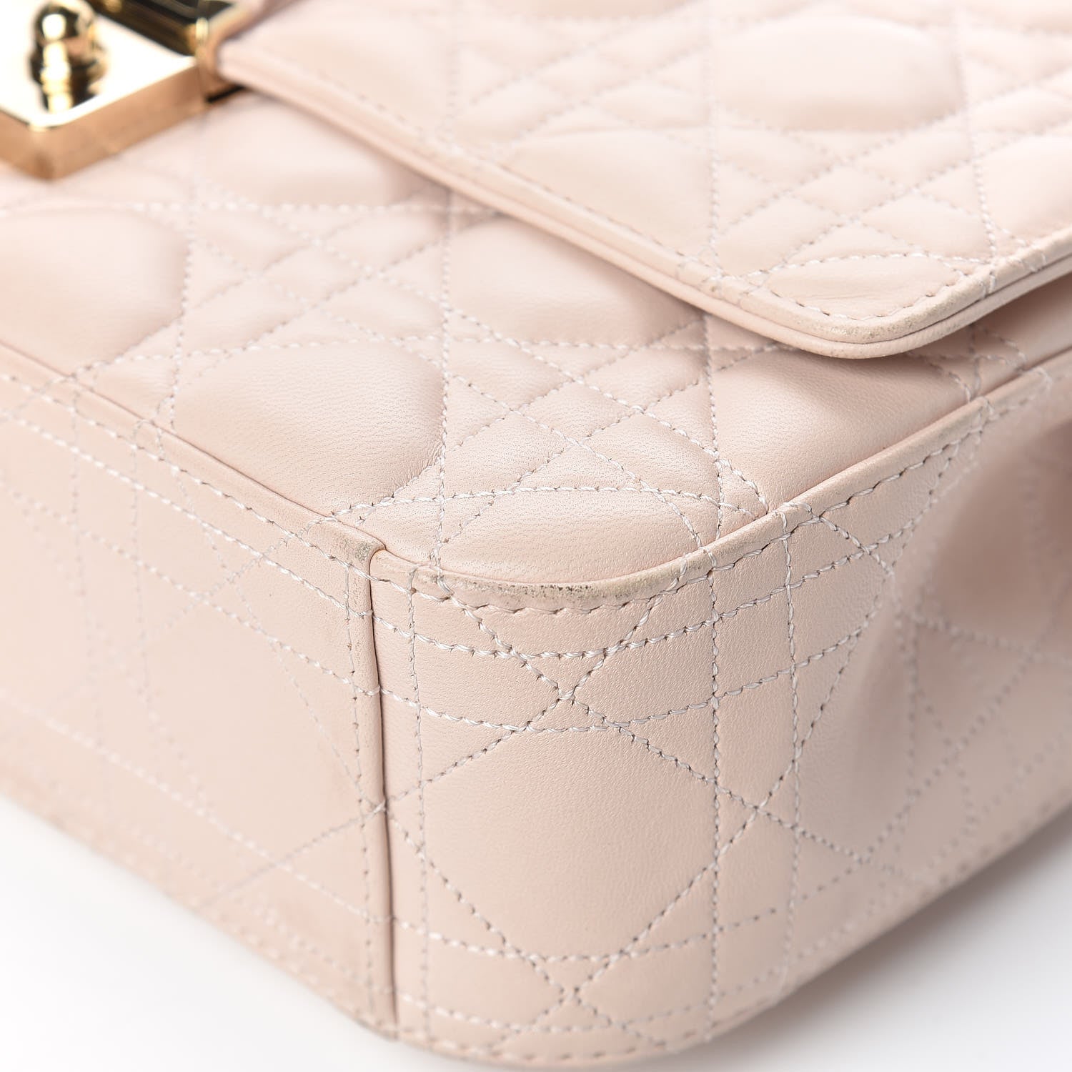 Christian Dior Lambskin Cannage Medium Miss Dior Flap Light Pink 12 of 15