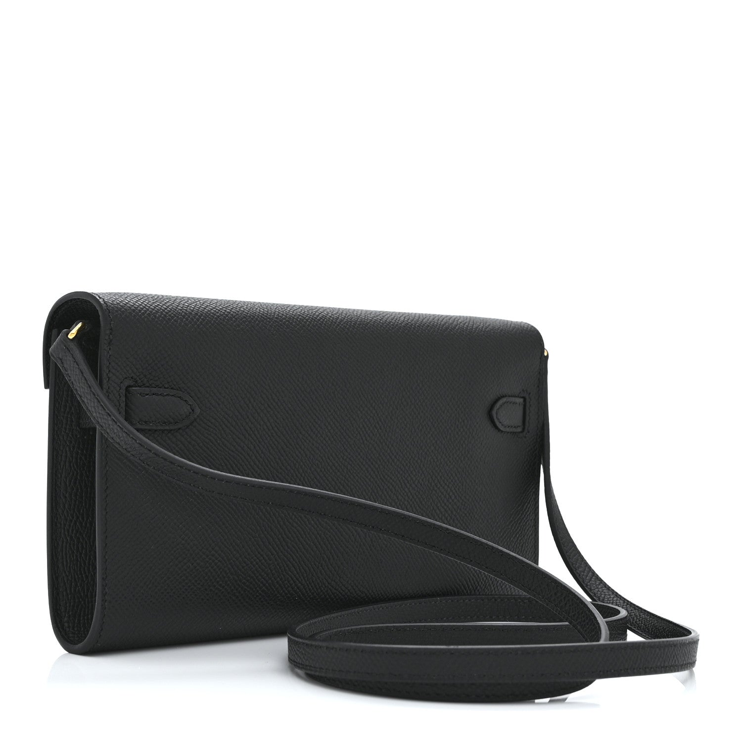 Hermes Epsom Kelly Wallet To Go Black 3 of 12