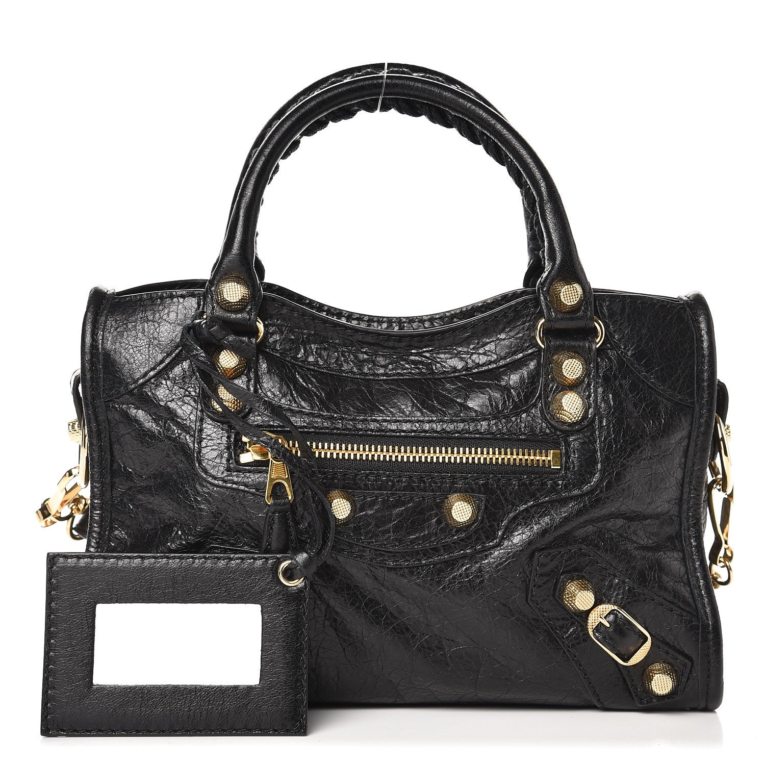Balenciaga Agneau Giant 12 Gold Hardware Mini City Black 1 of 8