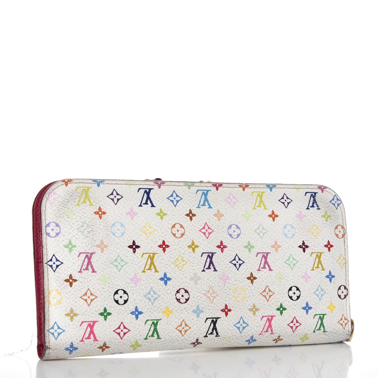 Louis Vuitton Monogram Multicolor Insolite Wallet White Eglantine 3 of 16