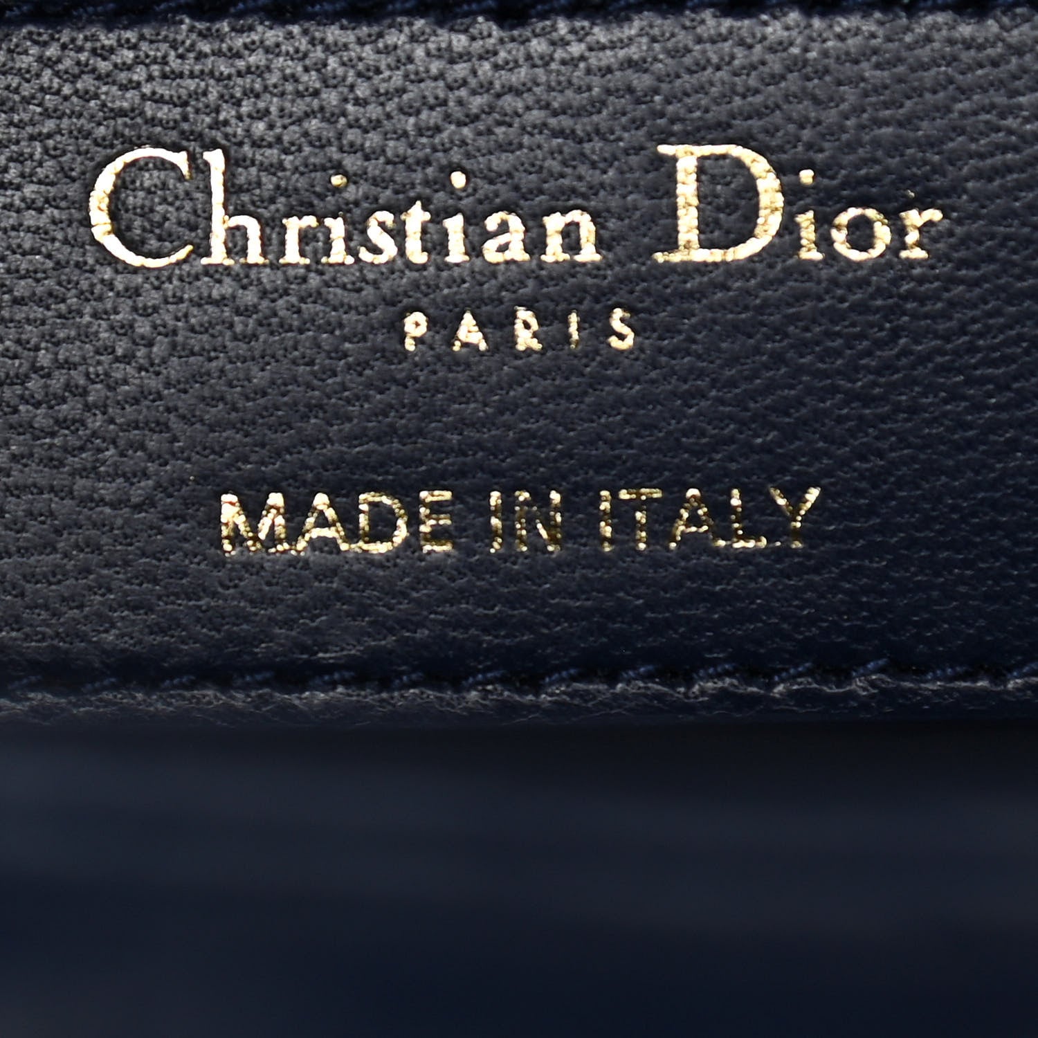 Christian Dior Lambskin Cannage Small Lucky Badges My Lady Dior Navy 6 of 13
