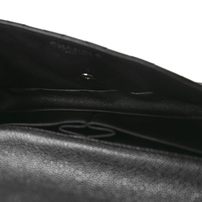 Chanel Caviar Quilted East West Flap Black 5 of 8