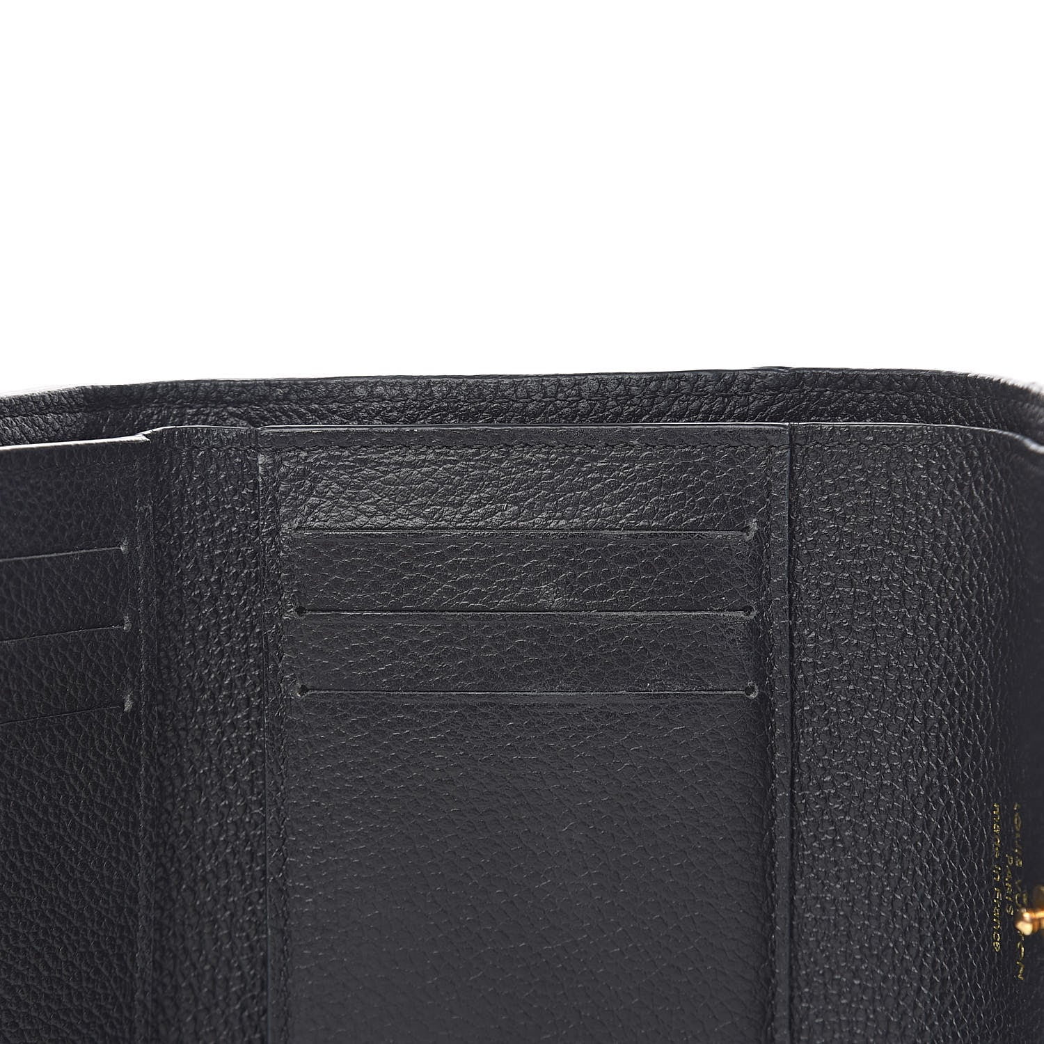 Louis Vuitton Empreinte Pont-Neuf Compact Wallet Black 8 of 9
