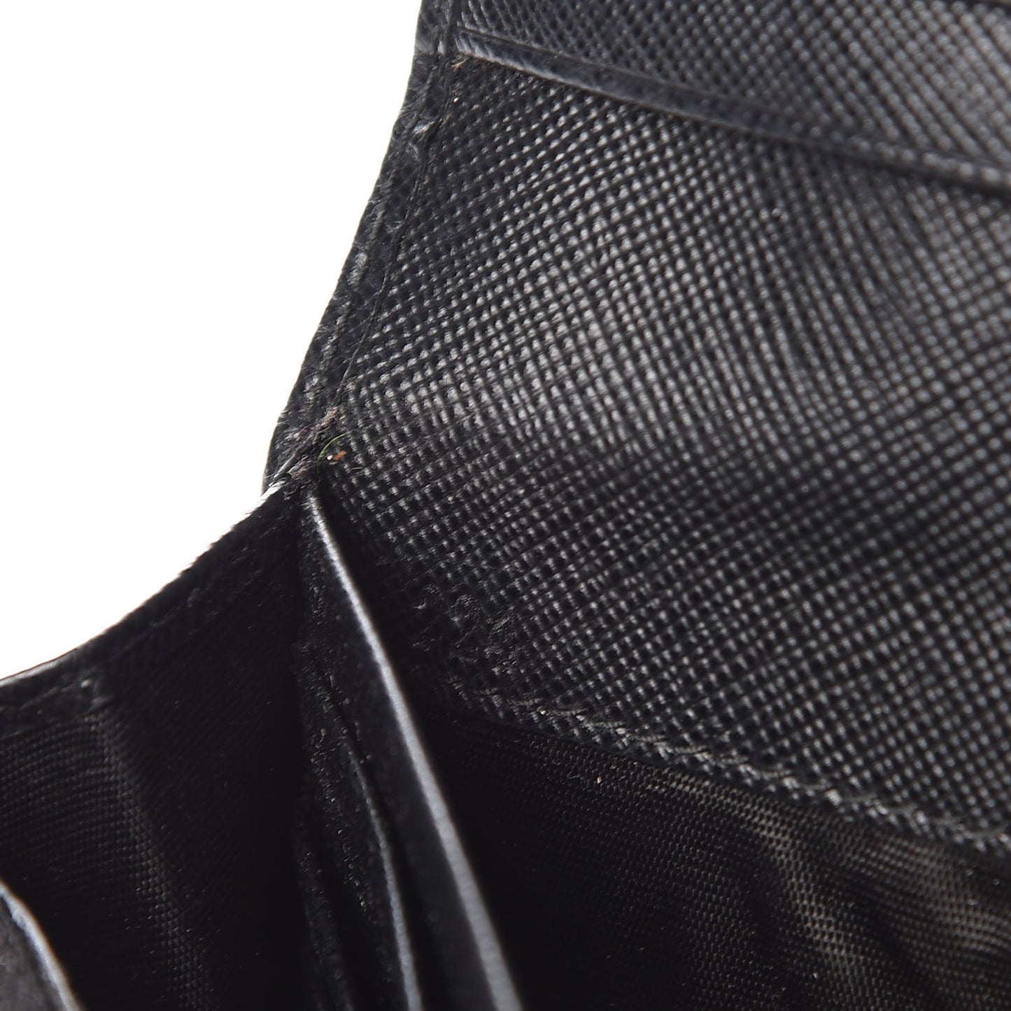 Saffiano Continental Flap Wallet Black