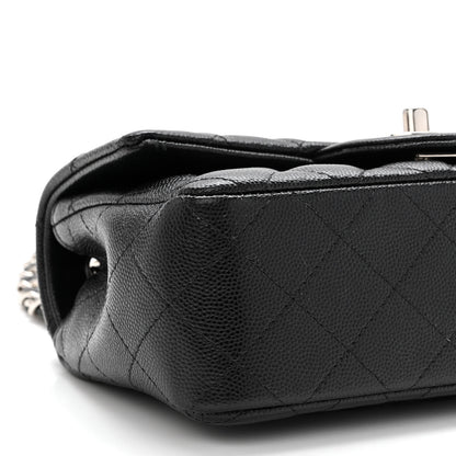 Chanel Caviar Quilted Mini Rectangular Flap Black 9 of 10