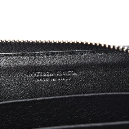 Bottega Veneta Nappa Intrecciato Zip Around Coin Purse Black 5 of 6
