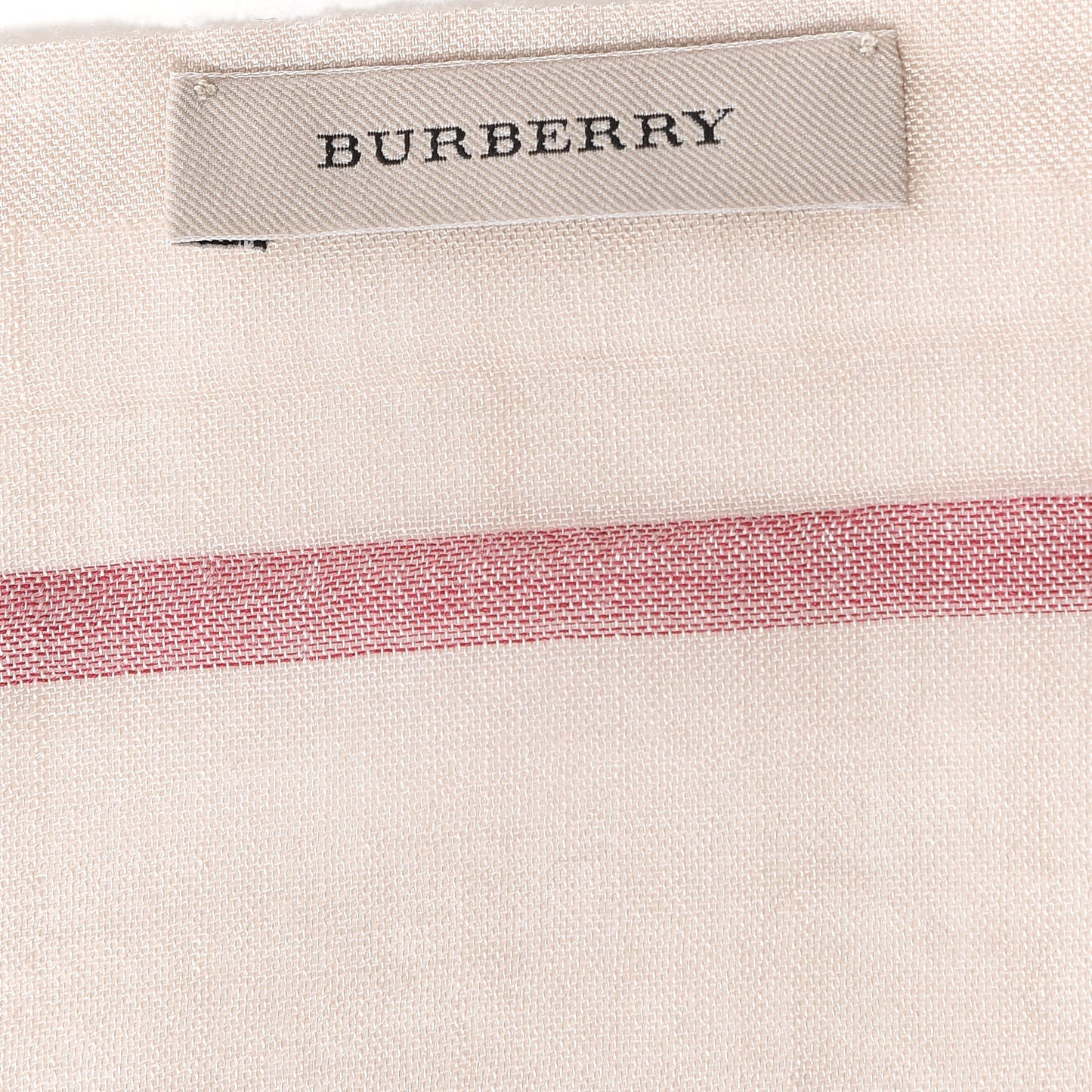 Wool Silk Gauze Giant Check Scarf Trench