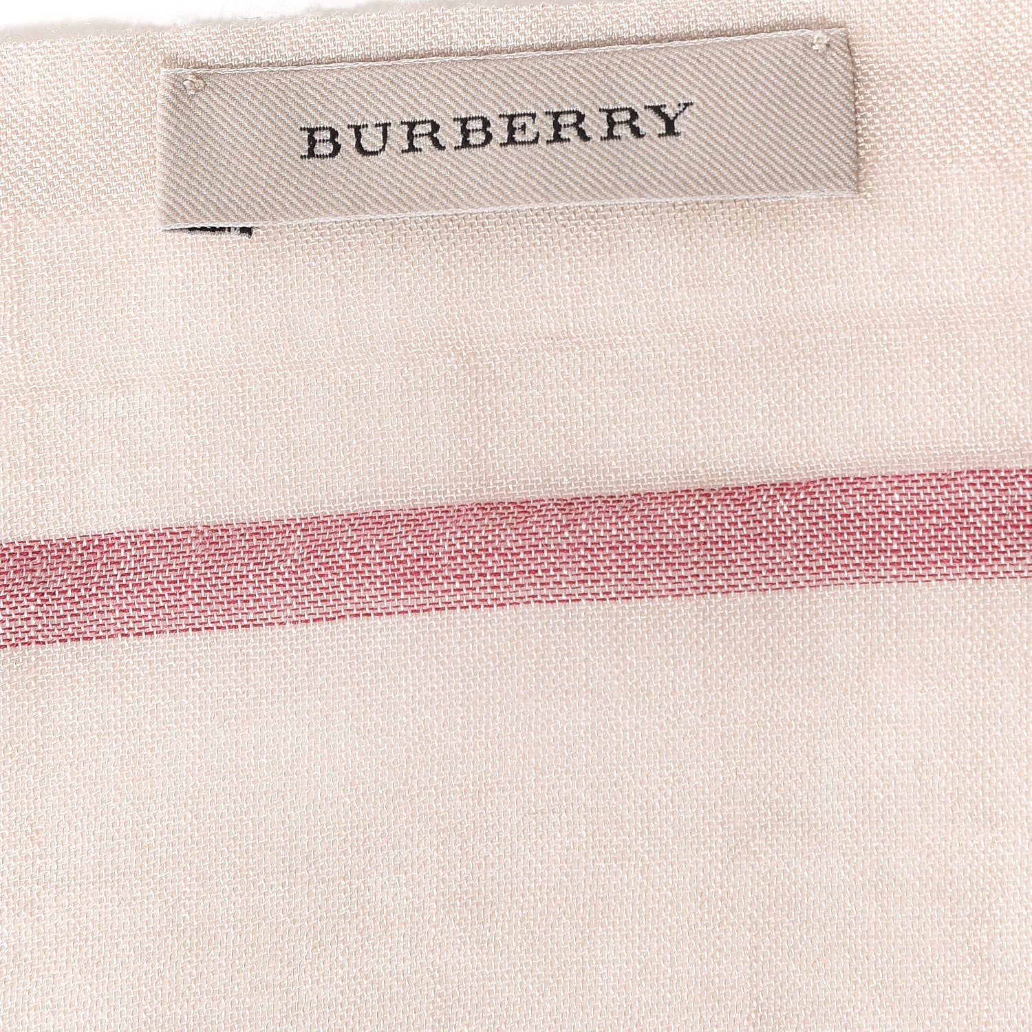 Burberry Wool Silk Gauze Giant Check Scarf Trench 4 of 4