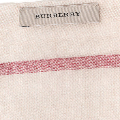 Burberry Wool Silk Gauze Giant Check Scarf Trench 4 of 4