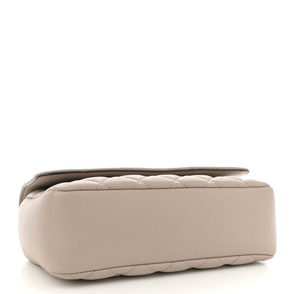 Versace Nappa Quilted Medusa Medium Chain Crossbody Taupe 4 of 10