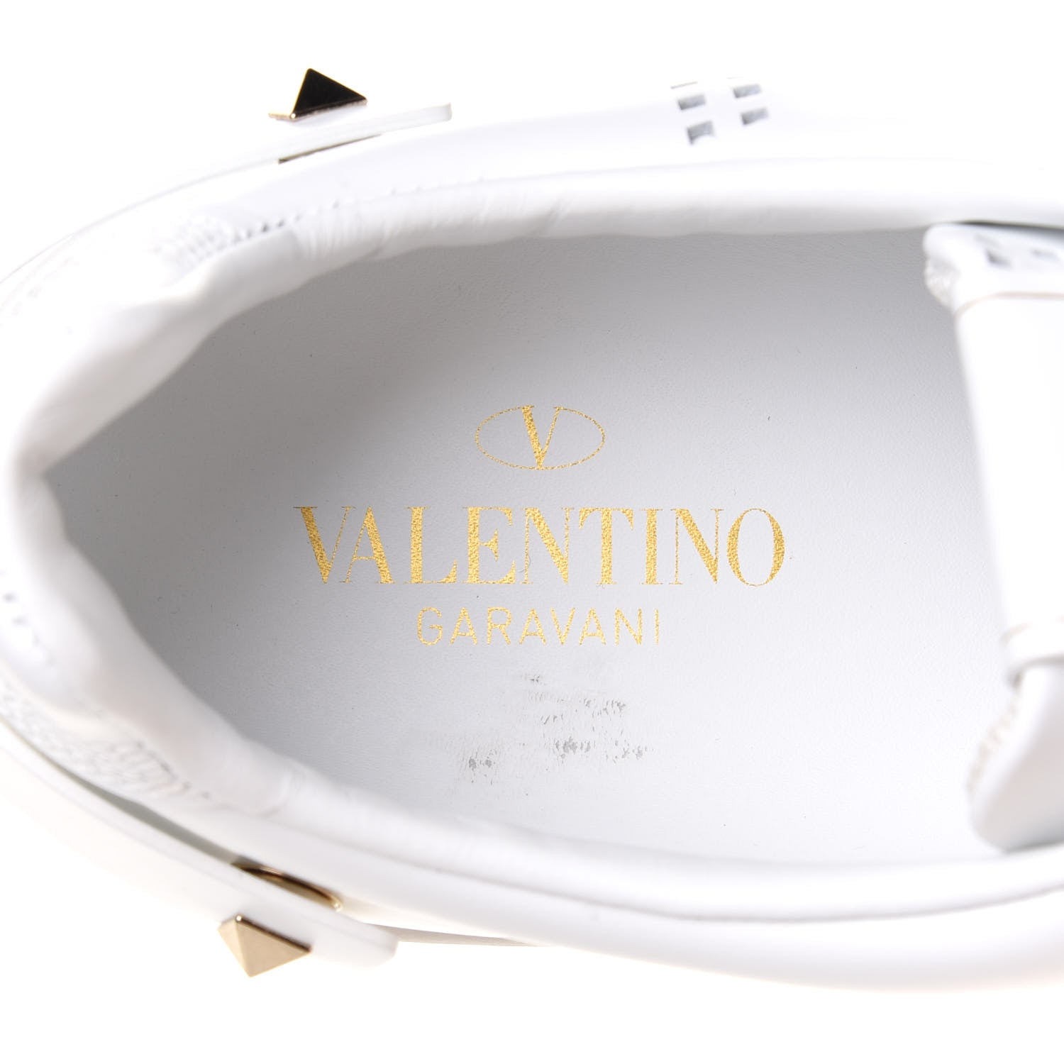Valentino Garavani Calfskin Womens Backnet Sneakers 40.5 White 8 of 12