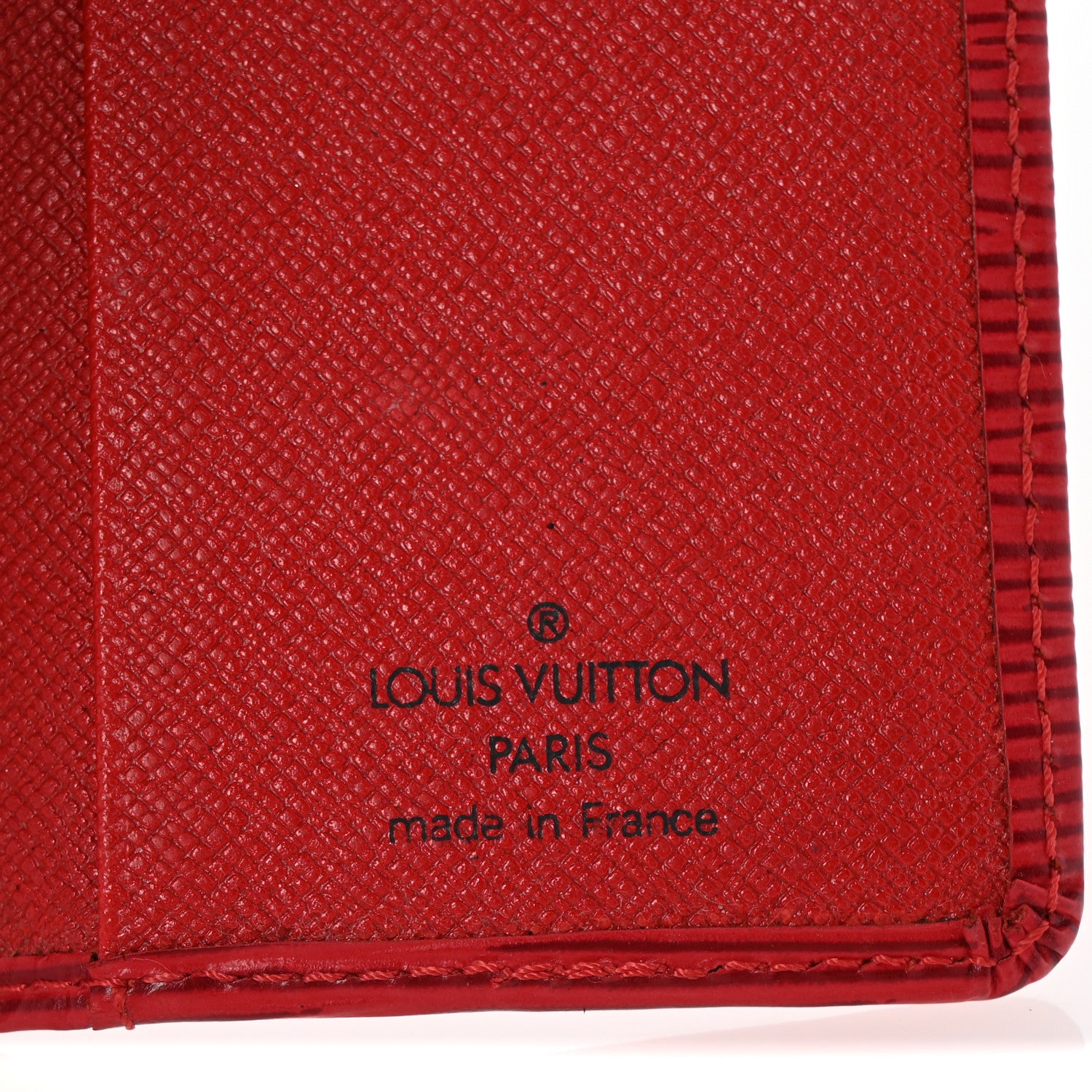 Louis Vuitton Epi Pocket Organizer Red 6 of 9