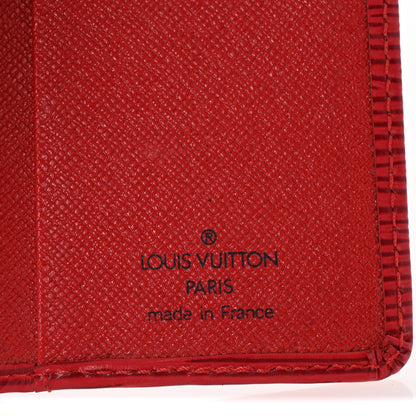 Louis Vuitton Epi Pocket Organizer Red 6 of 9
