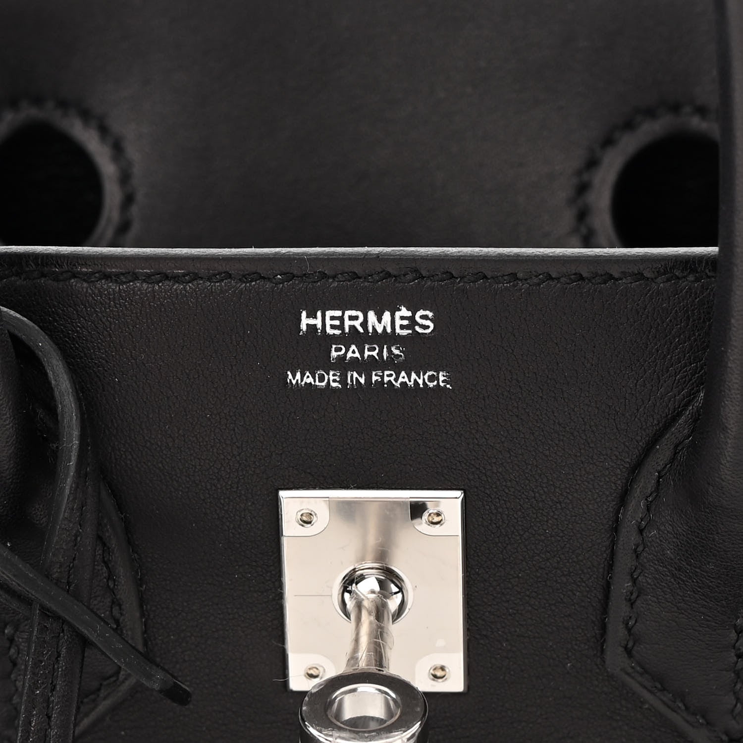 Hermes Veau Volupto Rock Birkin 25 Black 6 of 14