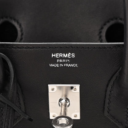 Hermes Veau Volupto Rock Birkin 25 Black 6 of 14