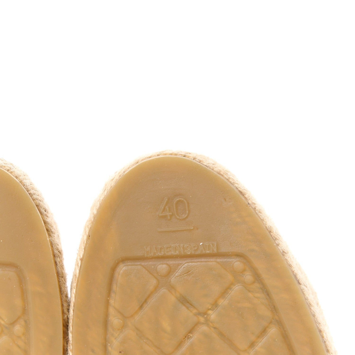 Chanel Fabric Patent CC Espadrilles 40 Multicolor Black 8 of 10