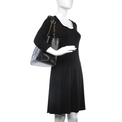 Chanel Caviar Quilted Grand Shopping Tote GST Black 2 of 14