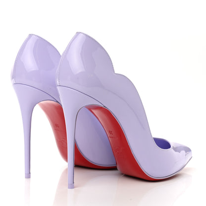Christian Louboutin Patent Hot Chick 100 Pumps 39 Lilac Smoke 4 of 9