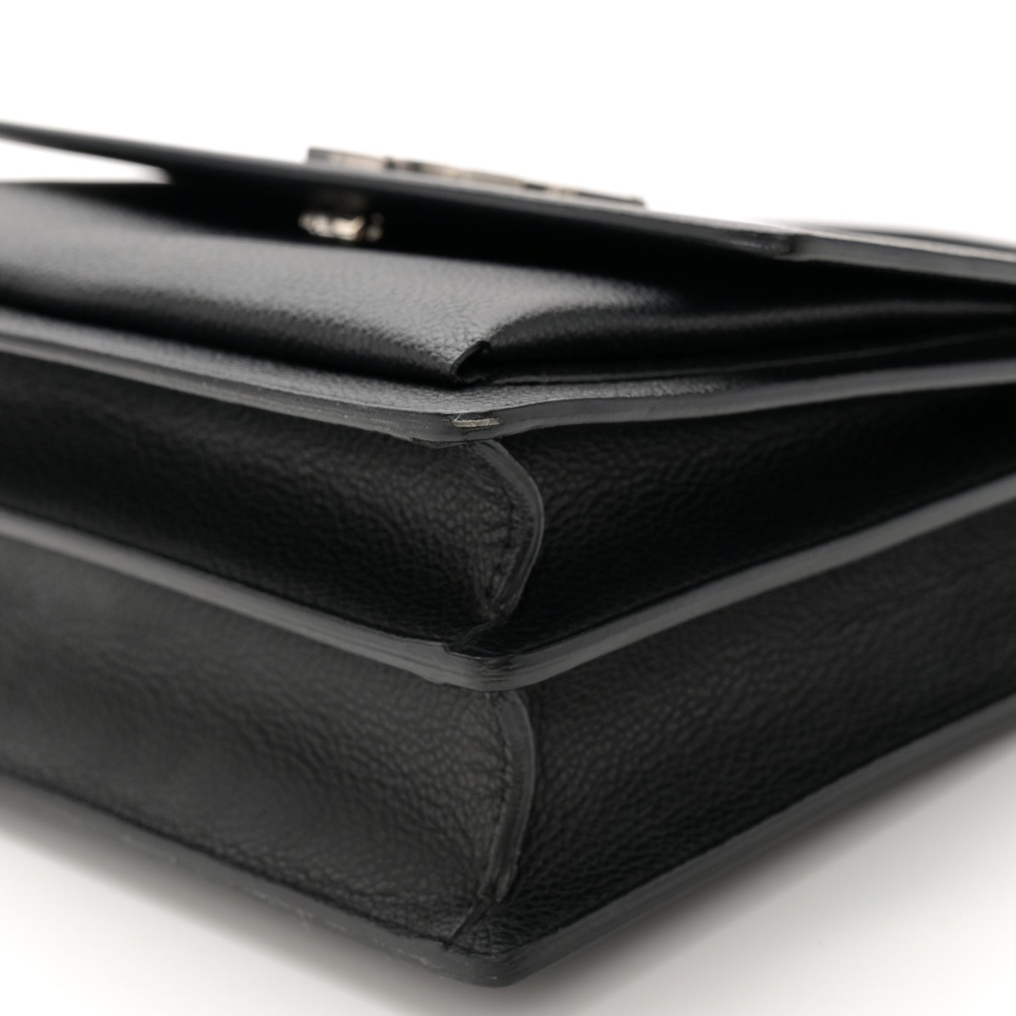 Grained Calfskin Medium Monogram Sunset Black
