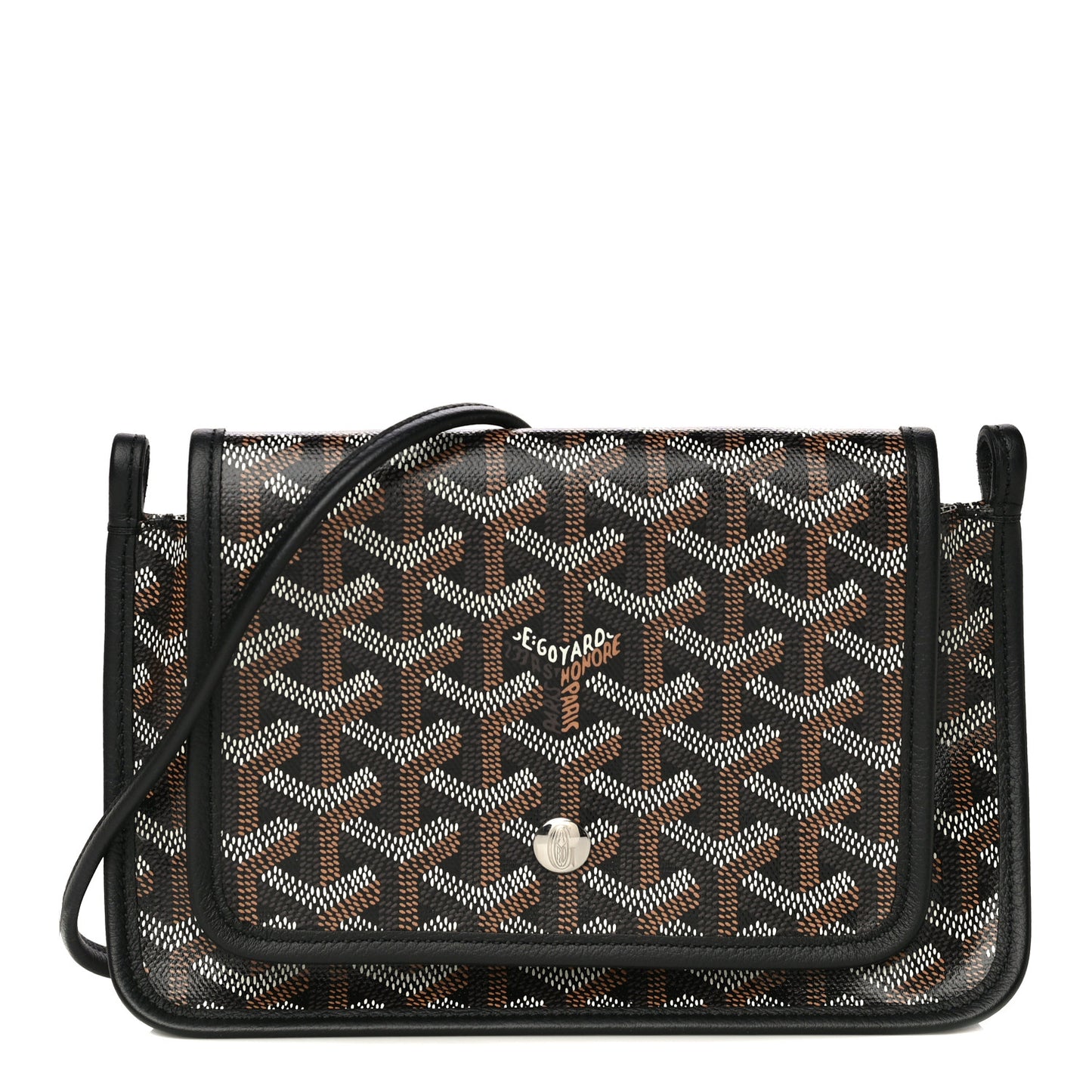 Goyardine Plumet Wallet Clutch Black