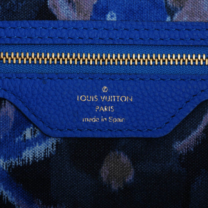 Louis Vuitton Monogram Articles de Voyage Ikat Neverfull MM Grand Blue 6 of 9