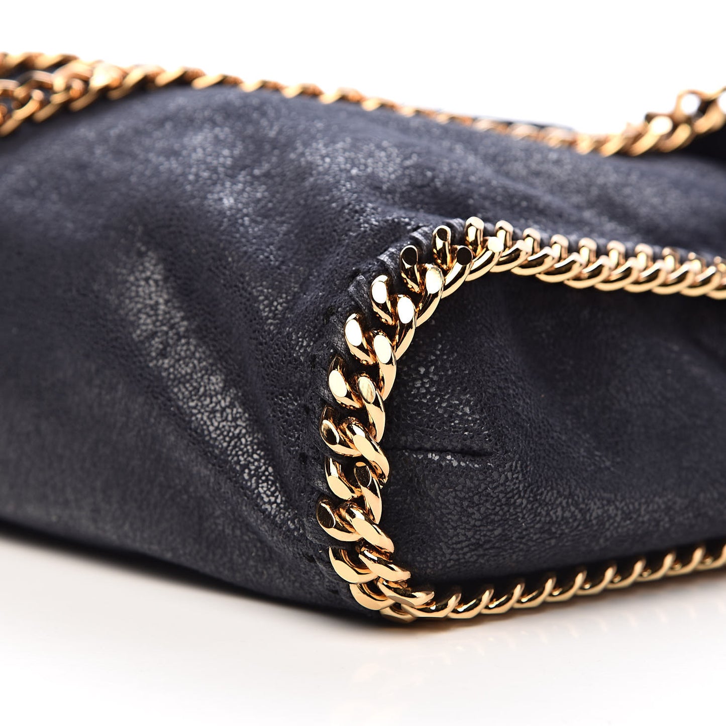 Shaggy Deer Small Falabella Tote Navy