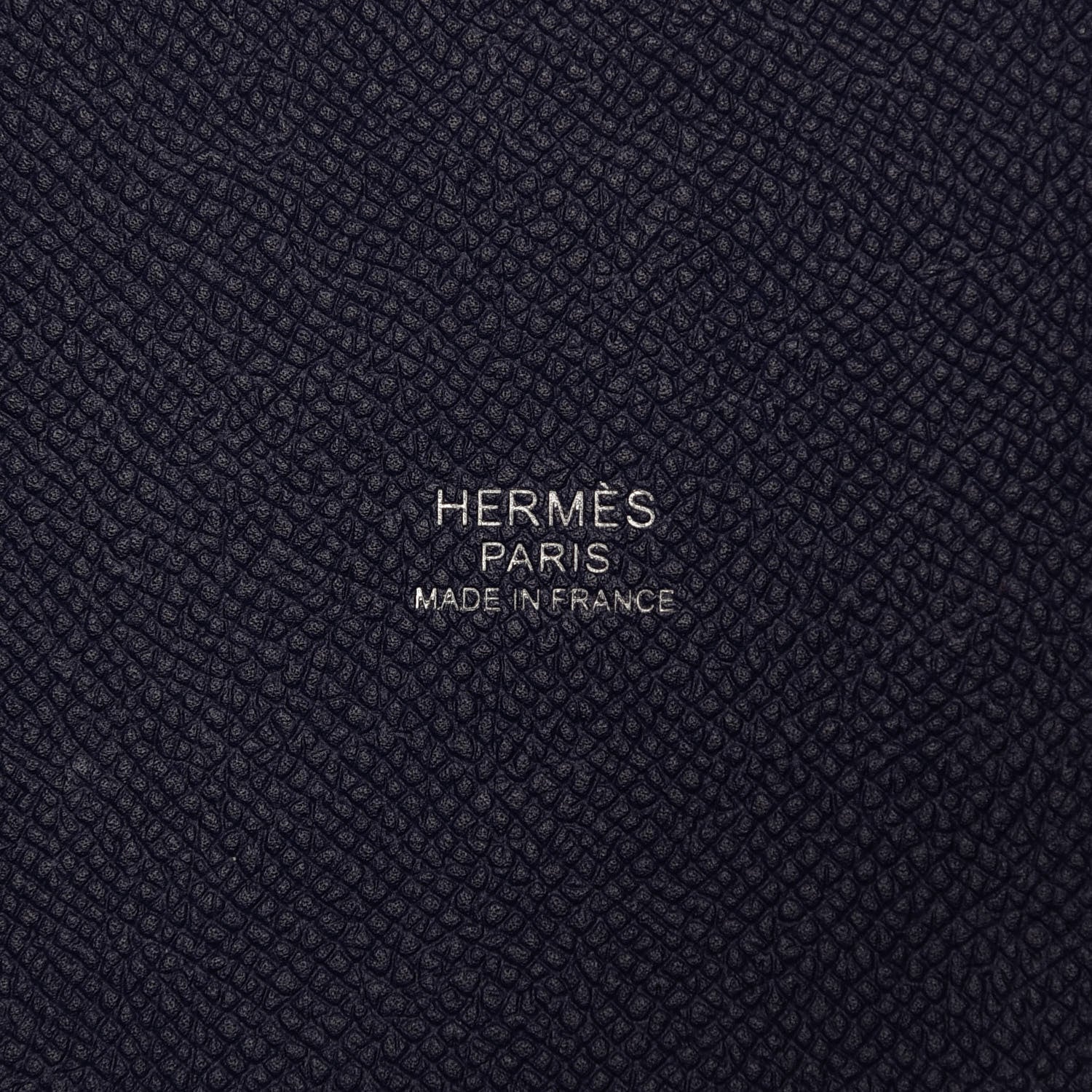 Hermes Epsom Tressage De Cuir Picotin Lock 18 PM Bleu Encre Brique Black 8 of 10