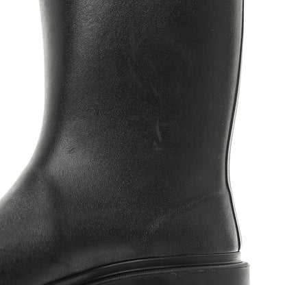 Chanel Caoutchouk CC High Boots 37 Black 13 of 17