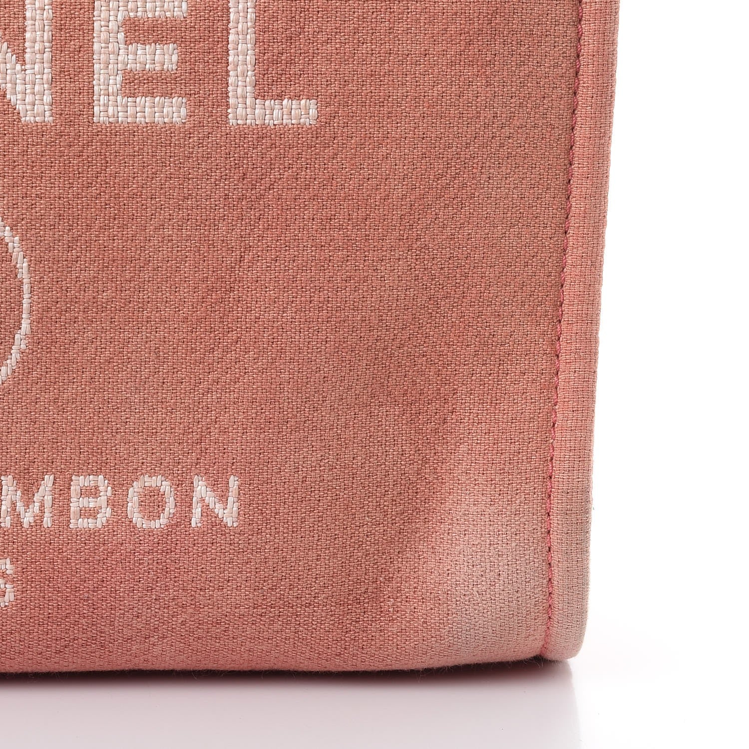 Chanel Canvas Small Deauville Tote Red 8 of 11