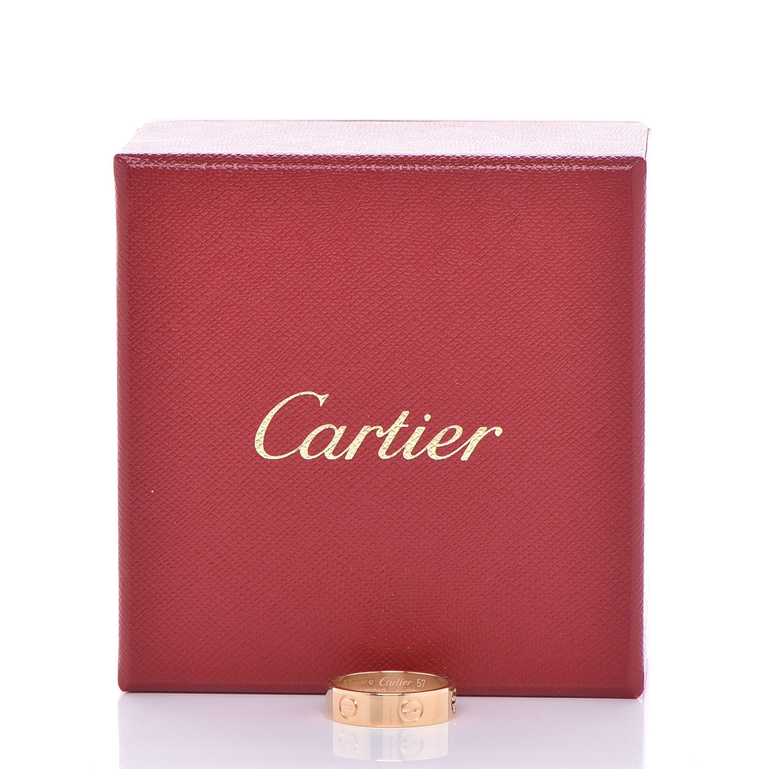 Cartier 18K Yellow Gold 5.5mm LOVE Ring 57 8 7 of 7