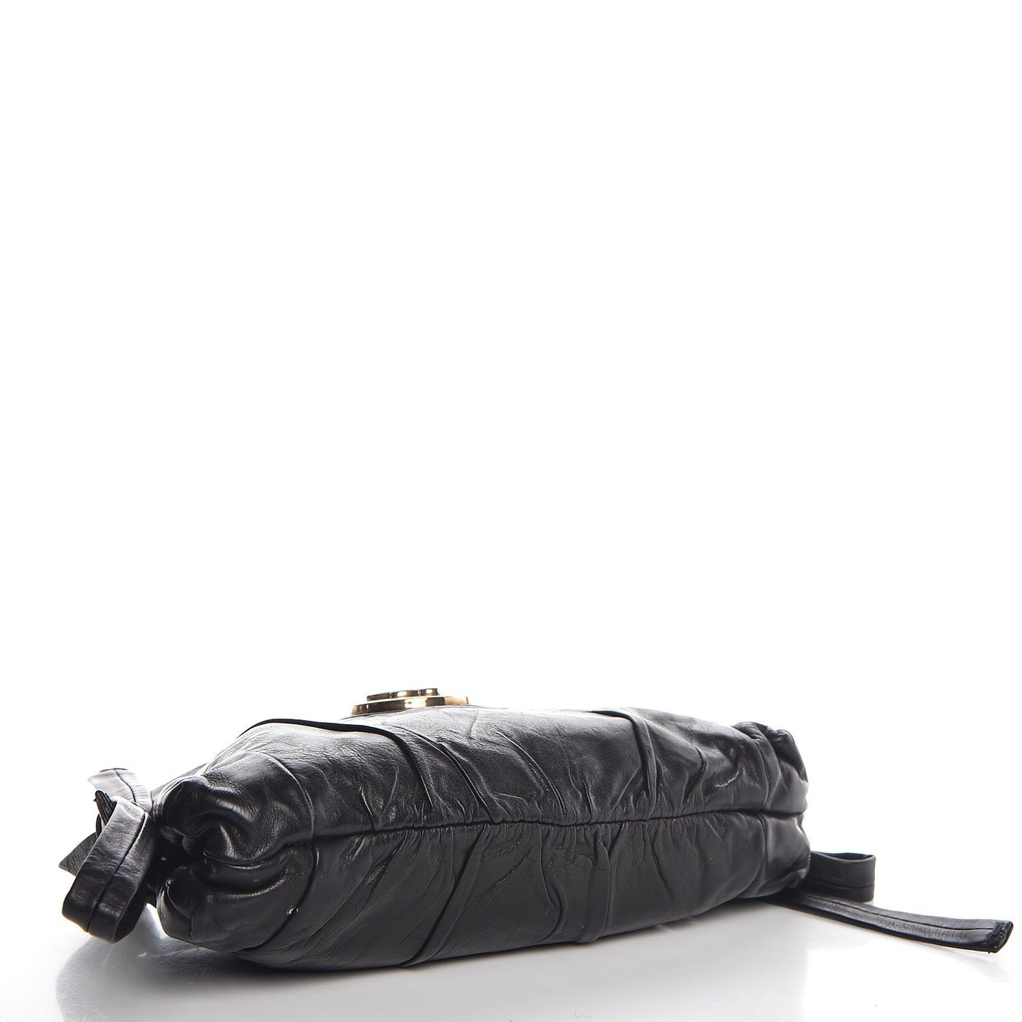 Calfskin Small Hysteria Clutch Black