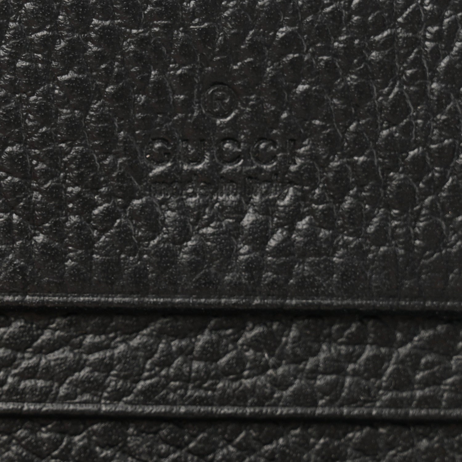 Gucci Dollar Calfskin GG Supreme Monogram GG Marmont Card Case Black Beige Ebony 6 of 10