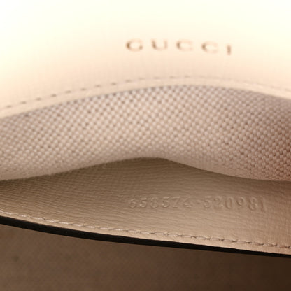 Gucci Azalea Calfskin Web Mini Horsebit 1955 Shoulder Bag Mystic White 12 of 19