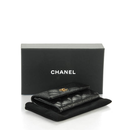 Chanel Caviar Quilted Card Holder Black 4 of 8