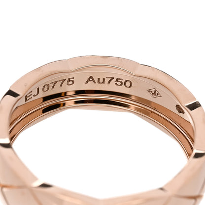 Chanel 18K Beige Gold Small Coco Crush Ring 57 8 5 of 5