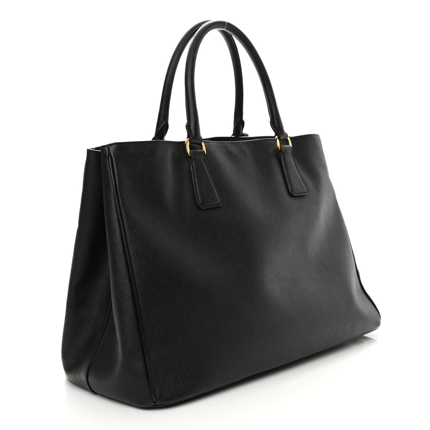 Saffiano Lux Large Tote Black