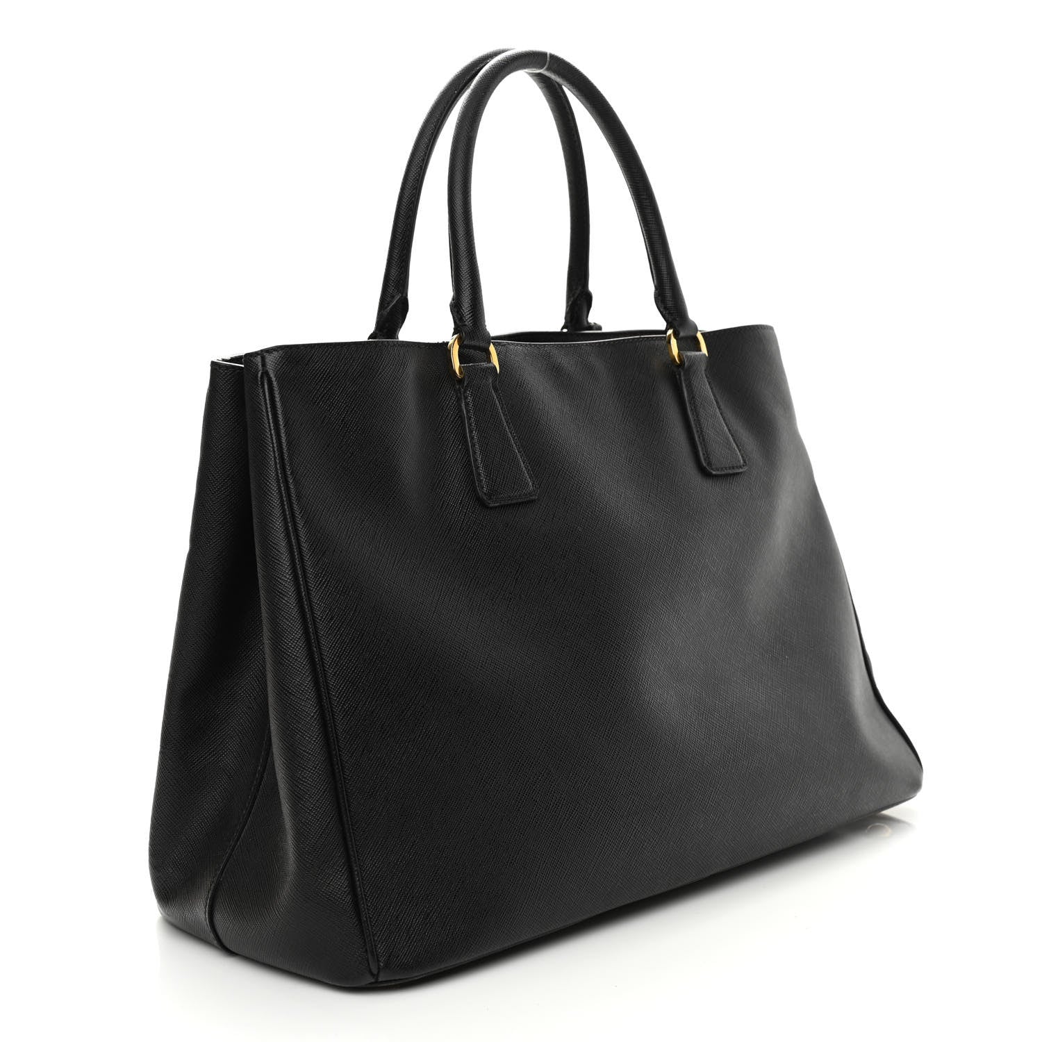 Prada Saffiano Lux Large Tote Black 2 of 7