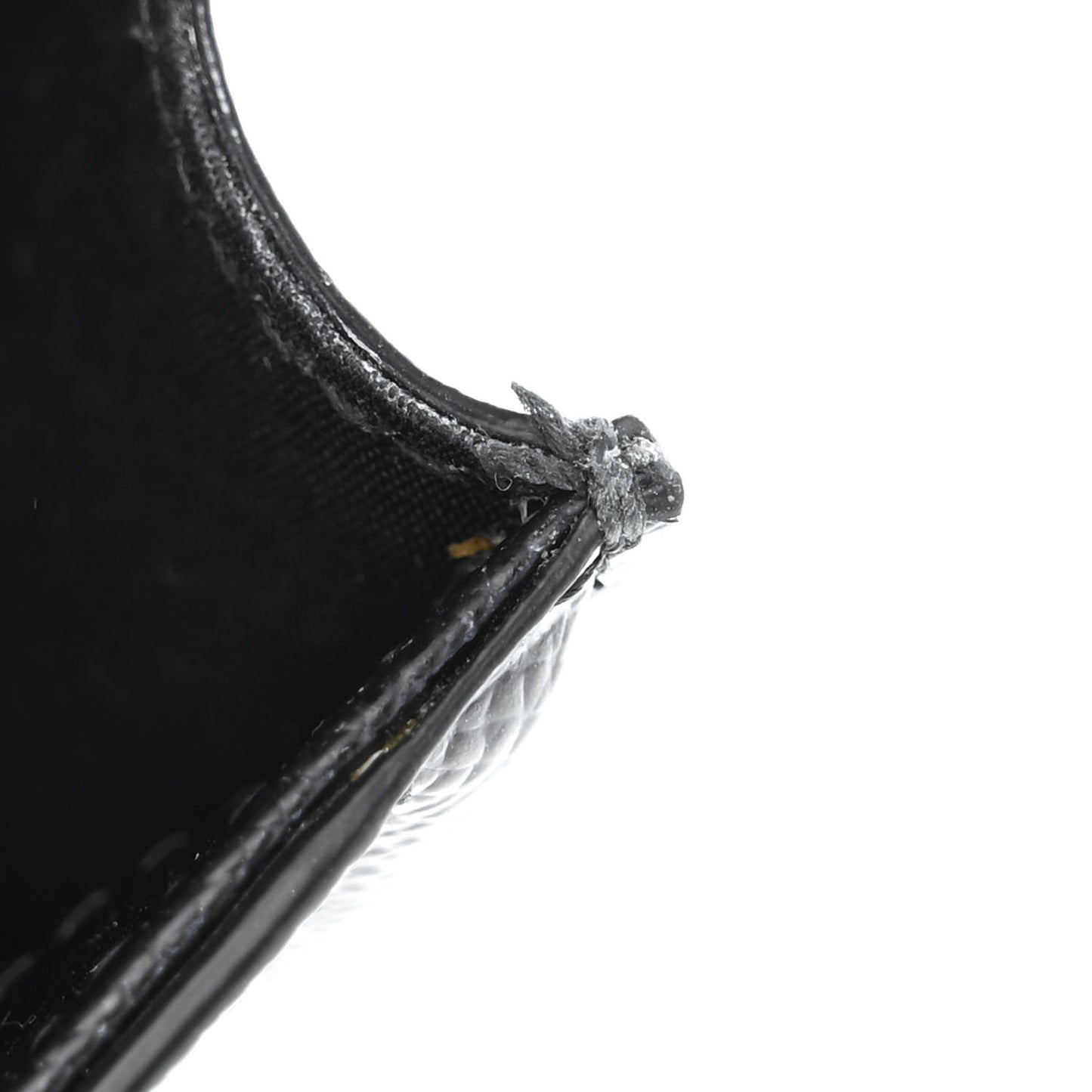 Hammered Calfskin Vara Bow Minibag Black