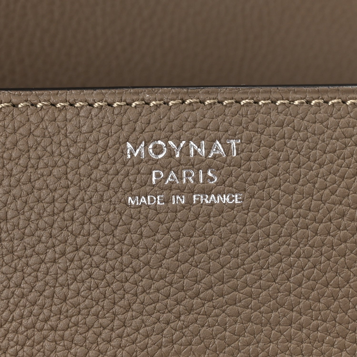Moynat Taurillon Blush Calfskin Gabby MM Taupe 6 of 10