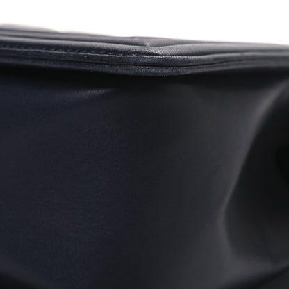 Chanel Lambskin Quilted Medium Boy Flap Dark Navy 11 of 11