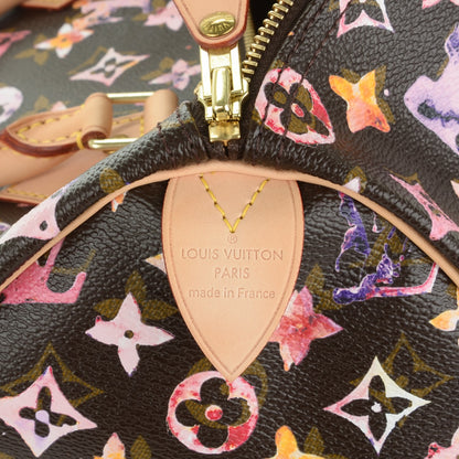 Louis Vuitton Watercolor Aquarelle Speedy 35 Brown 6 of 7