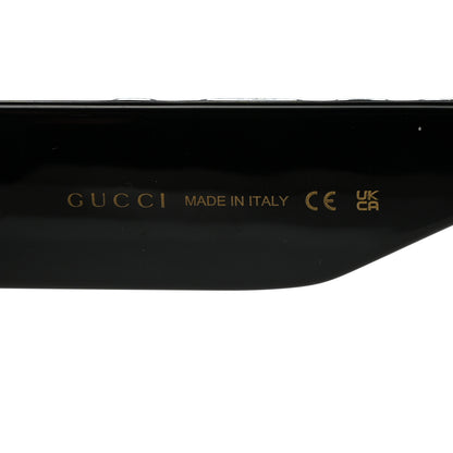 Gucci Acetate GG Butterfly Sunglasses GG0808S Black 6 of 8
