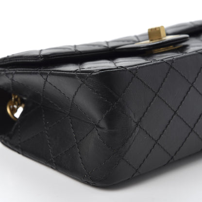 Chanel Aged Calfskin Quilted 2.55 Reissue Mini Flap Black 5 of 10